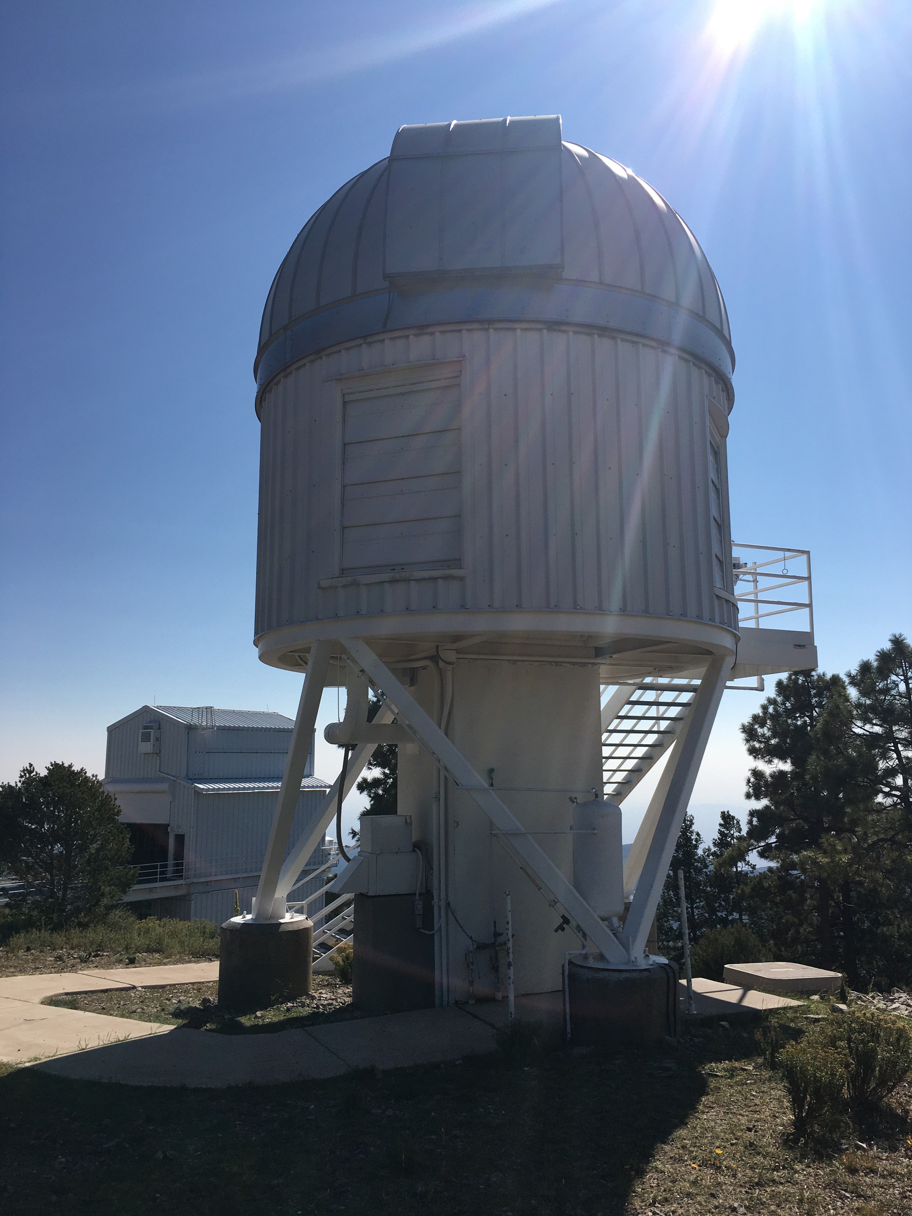 The NMSU 1-m telescope enclosure from the outside
